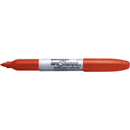 Marqueurs permanents - Super, Rouge, Pointe Fin The Estey Group