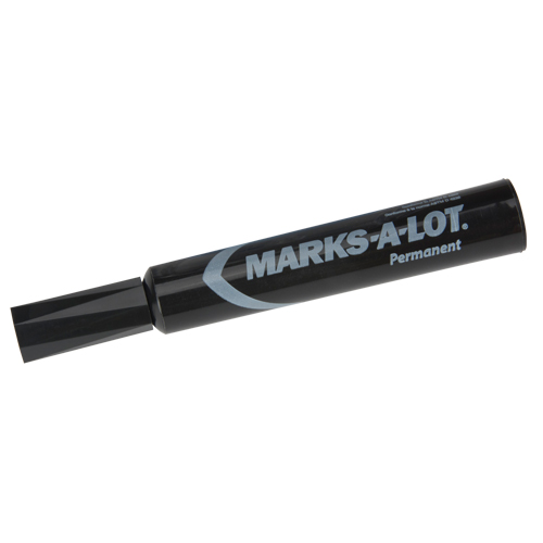 Marks-a-Lot Permanent Markers, Black, Chisel Tip The Estey Group