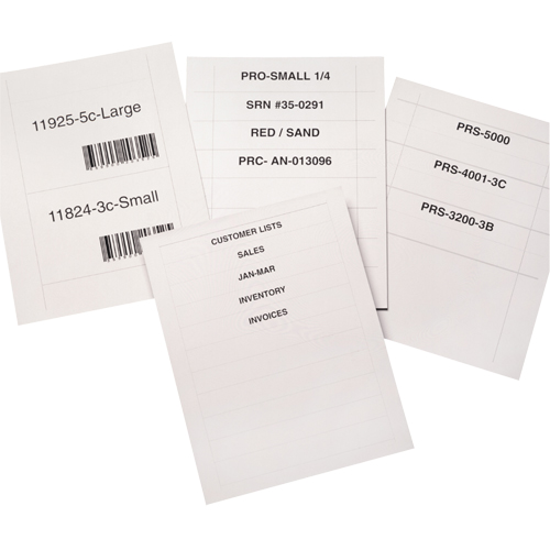 Bin Buddy Label Holders, 48" L x 8" W The Estey Group