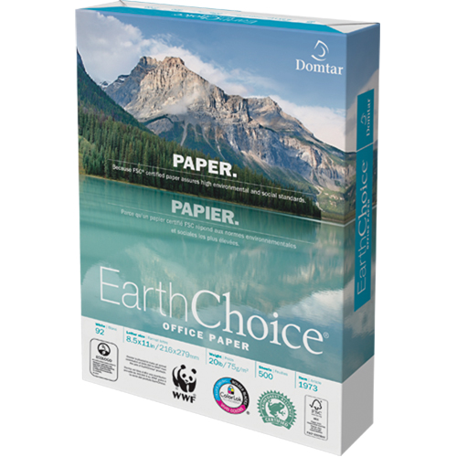 Papier pour le bureau EarthChoice, FSC, 8-1/2" x 11", 20 lb, Blanc The Estey Group