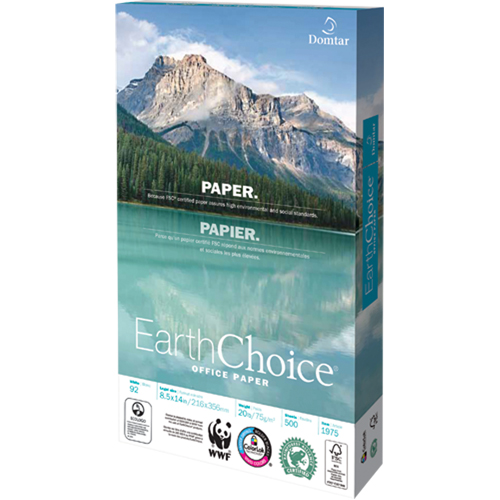 Papier pour le bureau EarthChoice, FSC, 8-1/2" x 14", 20 lb, Blanc The Estey Group