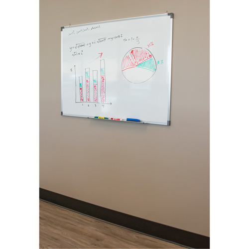 White Board, Magnetic, 36" W x 24" H The Estey Group