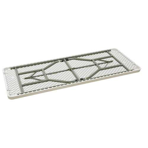 Table pliante, Rectangulaire, 60" l x 30" la, Poly&eacute;thyl&egrave;ne, Blanc The Estey Group
