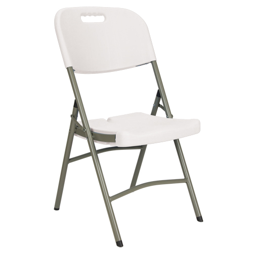 Chaises pliantes, Poly&eacute;thyl&egrave;ne, Blanc, Capacit&eacute; 350 lb The Estey Group