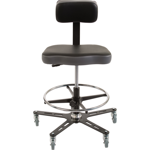 Chaise ergonomique industrielle TF160, Mobile, Ajustable Hauteur, Capacit&eacute; 300 lb The Estey Group