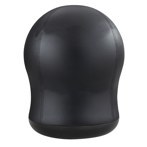 Zenergy Swivel Ball Chair, Vinyl, Black, 250 lbs. Capacity The Estey Group