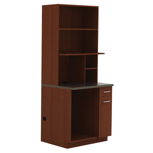 Armoire modulaire, M&eacute;lamine, 39" h x 36" la x 25" P, Acajou The Estey Group