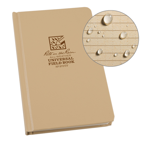 Bound Book, Hard Cover, Tan, 160 Pages, 4-5/8" W x 7-1/4" L The Estey Group