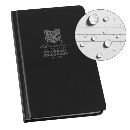 Bound Book, Hard Cover, Black, 160 Pages, 4-5/8" W x 7-1/4" L The Estey Group
