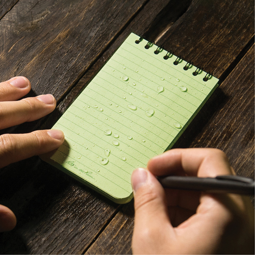 Carnet de notes de poche &agrave; spirale, Couverture souple, Vert, 100 Pages, 3" , 5"  The Estey Group