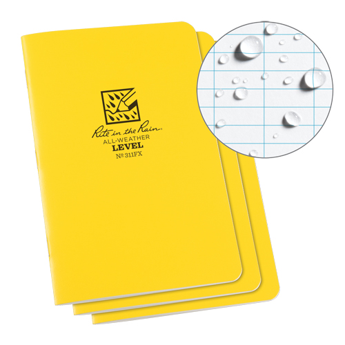 Carnet de notes, Couverture souple, Jaune, 48 Pages, 4-5/8" , 7"  The Estey Group