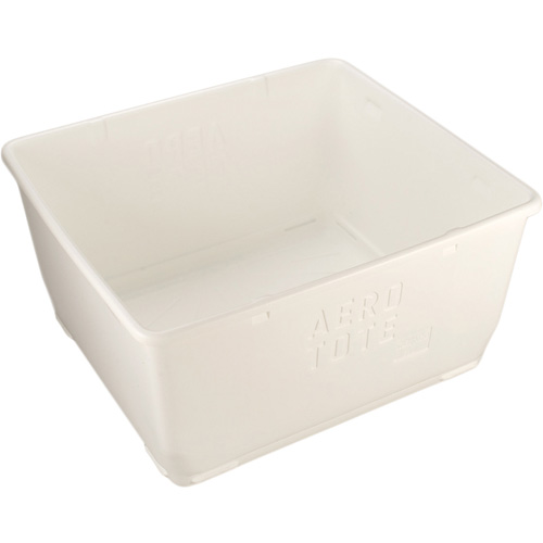 Food Storage Container, Plastic, 108 gal. Capacity, White The Estey Group