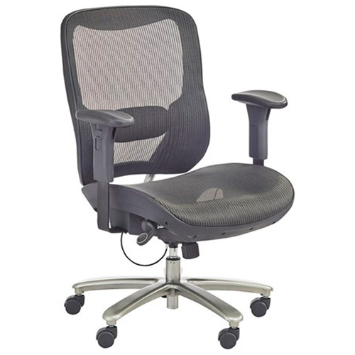 Chaise &eacute;conomique pour personnes de taille forte ou grandes, Mailles, Noir, Capacit&eacute; 450 lb The Estey Group