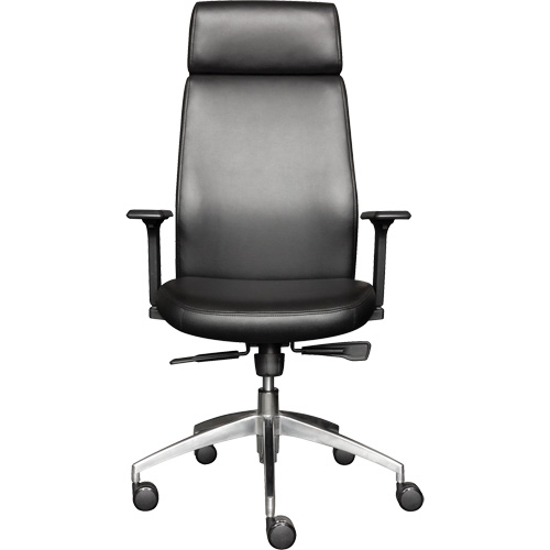Fauteuil de cadre &agrave; dossier &eacute;lev&eacute; s&eacute;rie Activ, Polyur&eacute;thane/Vinyle, Noir, Capacit&eacute; 275 lb The Estey Group