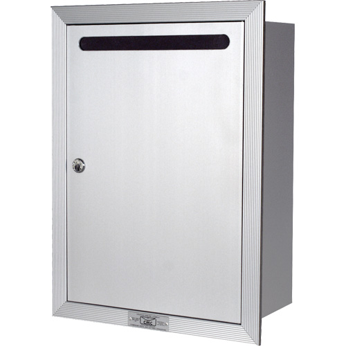 Recessed Collection Box, Wall -Mounted, 16-3/16" x 11-3/4", Aluminum The Estey Group