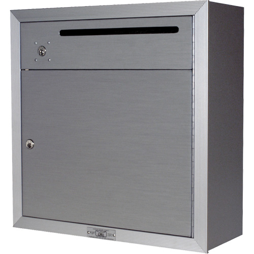 Collection Box, Surface -Mounted, 12-3/4" x 16-3/8", 2 Doors, Aluminum The Estey Group