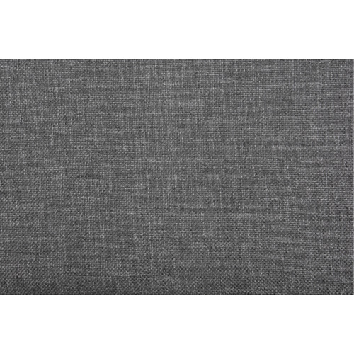 Chaise pliante de luxe en tissu rembourr&eacute;e, Acier, Gris, Capacit&eacute; 300 lb The Estey Group