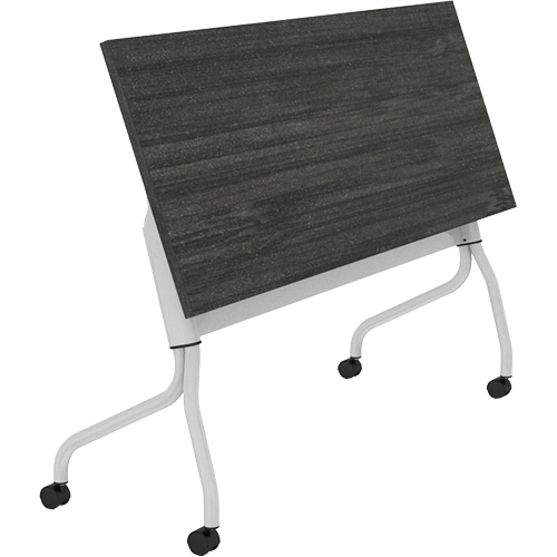 Table de formation &agrave; dessus rabattable Newland, 24" lo x 60" la x 29-1/2" h, Brun fonc&eacute; The Estey Group
