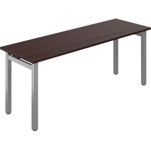 Table bureau Newland, 29-7/10" lo x 72" la x 29-3/5" h, Brun fonc&eacute; The Estey Group