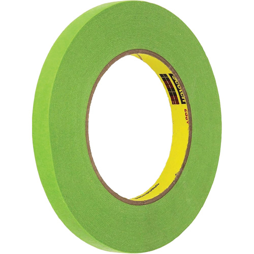 Scotch&reg; Performance Masking Tape 233+, 12 mm (1/2") x 55 m (180'), Green The Estey Group