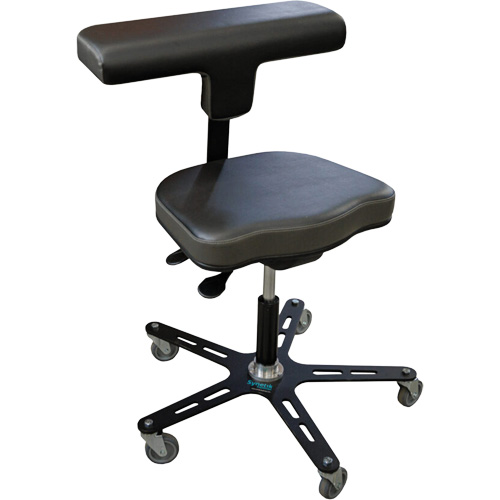 VEGA-T Ergonomic Industrial Chair, Mobile, Adjustable Height, 280 lbs. Capacity The Estey Group