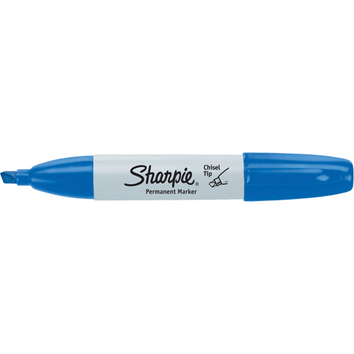 Permanent Marker, Blue, Chisel Tip The Estey Group