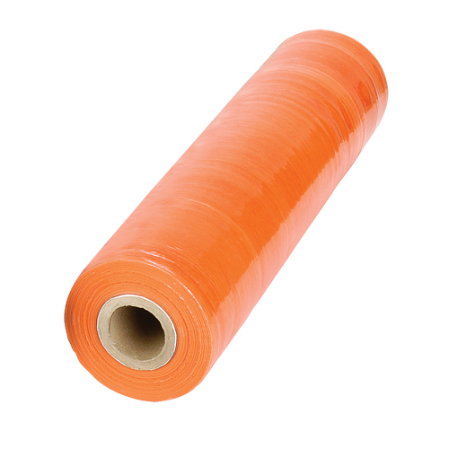 Stretch Wrap, 80 Gauge (20.3 micrometers), 18" x 1000', Orange The Estey Group