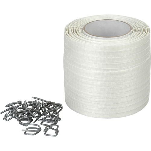 Woven Cord Strapping, Polyester, 1/2" W x 750' L The Estey Group