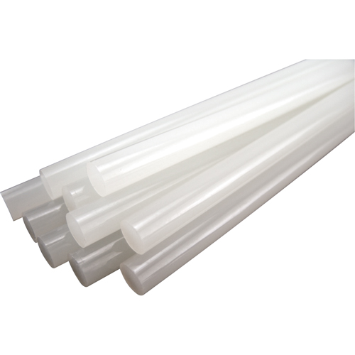 B&acirc;ton de colle, 7/16" dia x 10" lo, Transparent The Estey Group