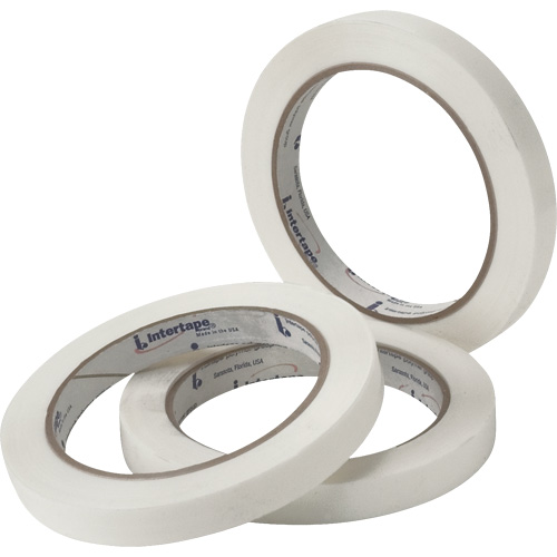 White General Purpose Strapping Tape, 2.7 mils Thick, 18.288 mm (18/25") x 54.864 m (180')  The Estey Group