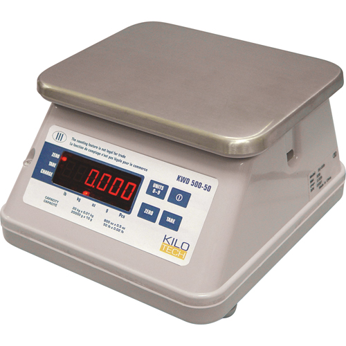 Digital Bench Top Scale With Dual Display, 22 lbs. / 10 kg Cap., 0.01 lbs. / 0.005 kg Graduations The Estey Group