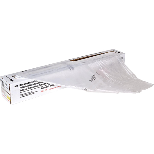 Feuille de protection contre l'exc&egrave;s de projection, 400' lo x 12' la, Plastique The Estey Group