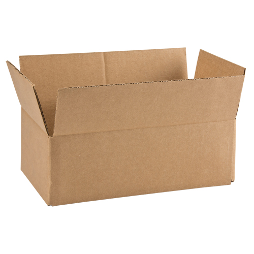 Boîte en carton ondul&eacute;, 18" lo x 6" la x 4" h, ondulations C The Estey Group