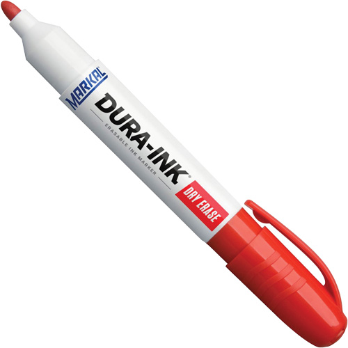 Dura-Ink&reg; Dry Erase Ink Markers, Red, Bullet Tip The Estey Group
