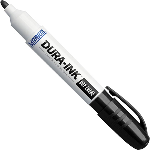 Dura-Ink&reg; Dry Erase Ink Markers, Black, Bullet Tip The Estey Group