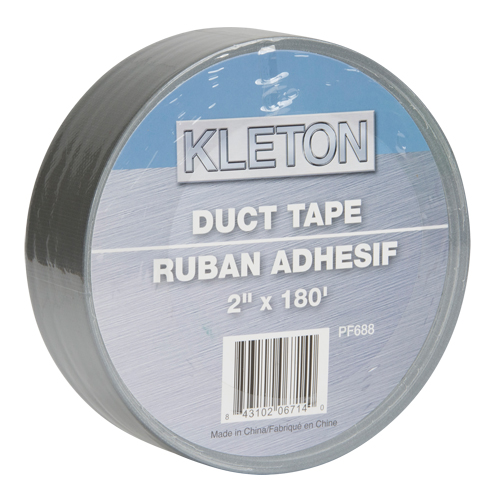 Utility Grade Duct Tape, 9 mils, Silver, 50 mm (2") x 55 m (180') The Estey Group