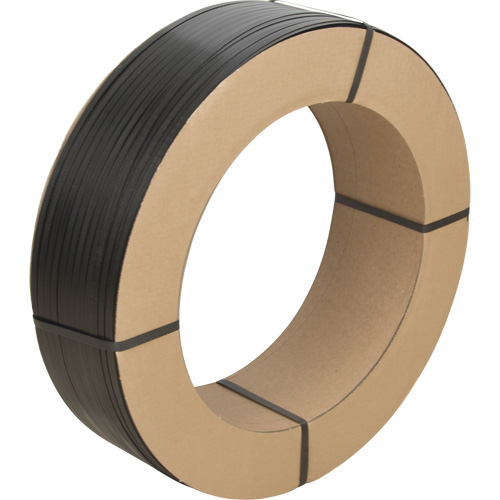 Feuillard, Polypropyl&egrave;ne, 1/2" la x 5600' lo, Noir, Calibre Manuel The Estey Group