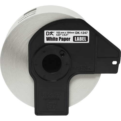 Large Die-Cut Shipping Labels, 4" W x 6-2/5" L, White The Estey Group