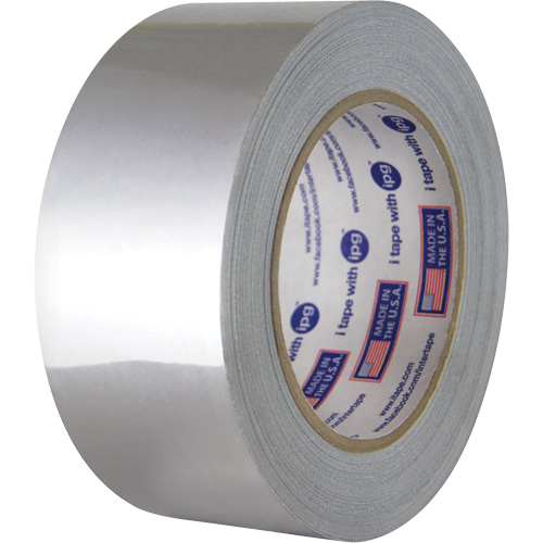 Ruban autocollant argent&eacute; en feuille d'aluminium, &eacute;paisseur 3 mils, 25,4 mm (1") x 54,86 m (180') The Estey Group