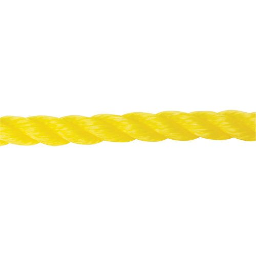 Corde jaune tress&eacute;e 5/8", Polypropyl&egrave;ne, 200' The Estey Group