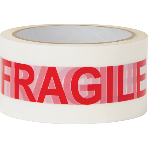 Ruban d'emballage Fragile, Adh&eacute;sif Thermofusible, 2 mils, 48 mm (2") x 100 m (328') The Estey Group