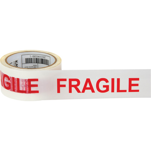 Ruban d'emballage Fragile, Adh&eacute;sif Thermofusible, 2 mils, 48 mm (2") x 100 m (328') The Estey Group