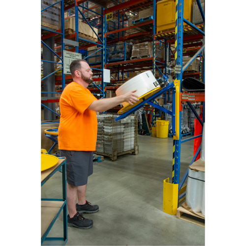 Strapping Dispenser, Polyester/Steel/Polypropylene Straps, 16"/8" Core Dia., 3"/8"/6" Roll Width The Estey Group