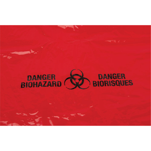 Waste Bags, Bio-Hazard, 50" L x 37" W, 2 mils The Estey Group