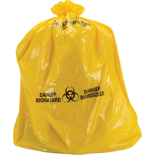 Waste Bags, Bio-Hazard, 38" L x 30" W, 2 mils The Estey Group