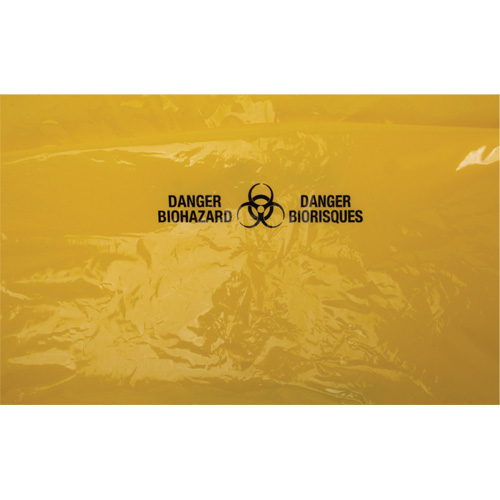 Waste Bags, Bio-Hazard, 38" L x 30" W, 2 mils The Estey Group