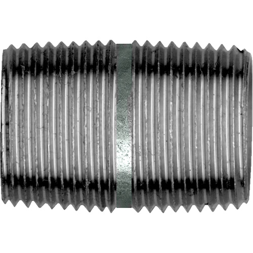 Close Pipe Nipple, Galvanized, 1", NPT x NPT The Estey Group