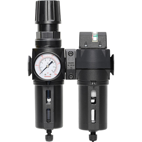 Filtre/r&eacute;gulateur + filtre coalescent drain manuel avec bol standard Modulair 300, 1/4" NPT, 150 psi, Capacit&eacute; de 5,1 oz liq. The Estey Group
