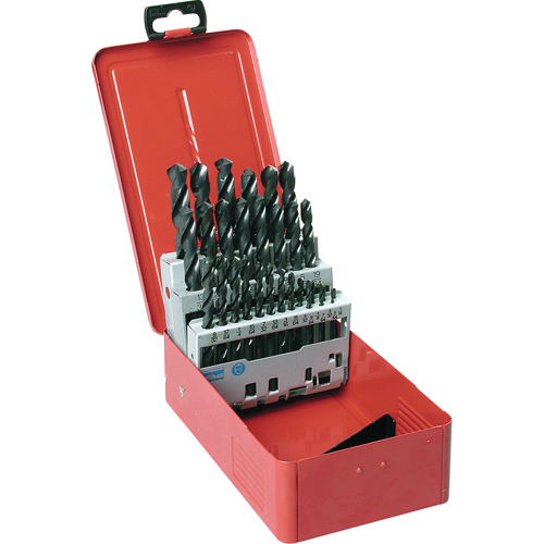 Jobber Length Drill Set, 11 Pieces, High Speed Steel The Estey Group