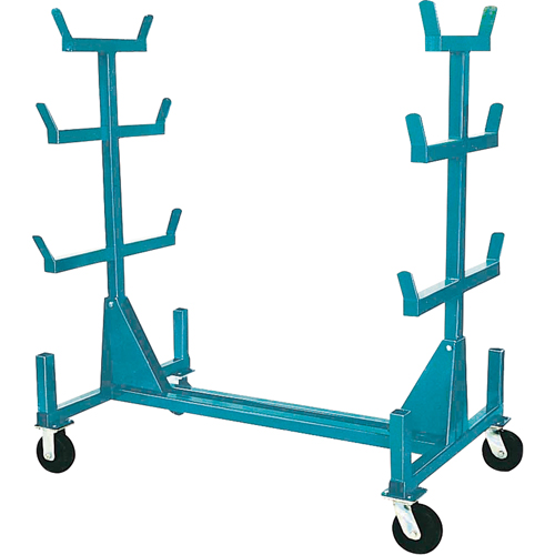 Supports mobiles pour tuyaux & barres, Acier, 34" la x 61" p x 58" h, Capacit&eacute; de 1000 lb The Estey Group
